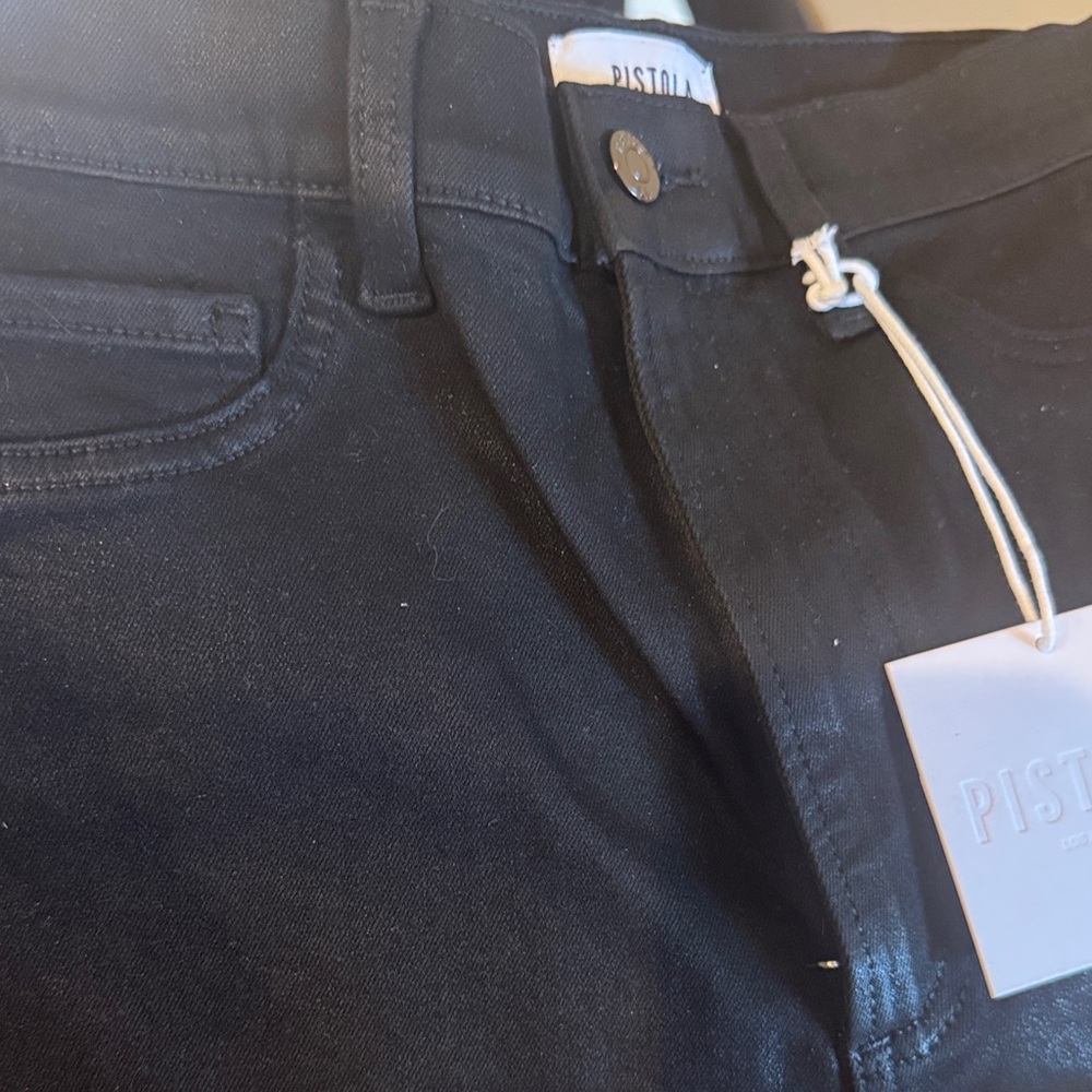 Pistola Lana Coated Noir Black Jeans